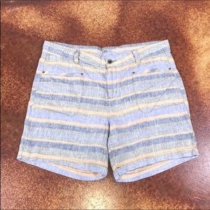 NWT Toad & Co 14 farflung 100% linen shorts